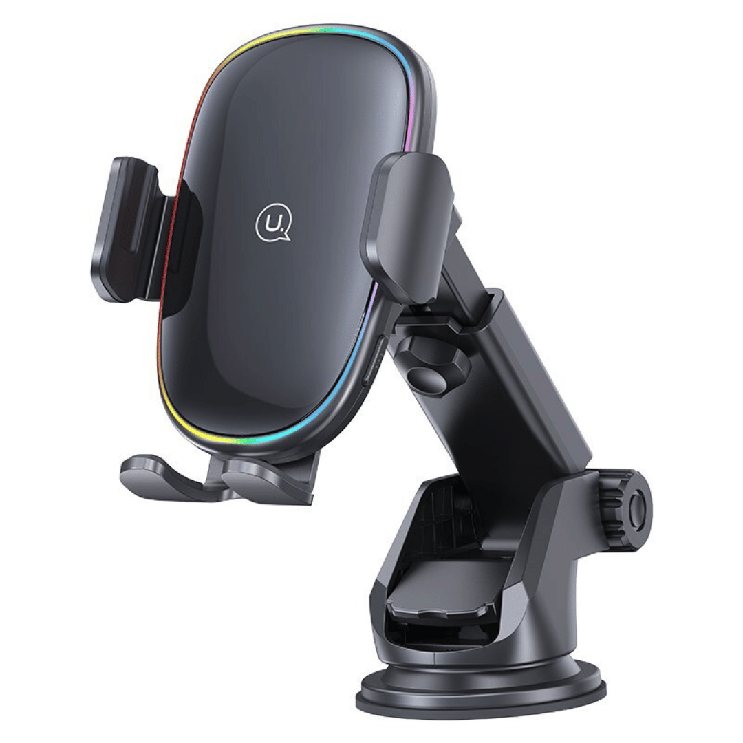 15W Draadloze Auto Telefoonhouder Met Kleurrijk Licht