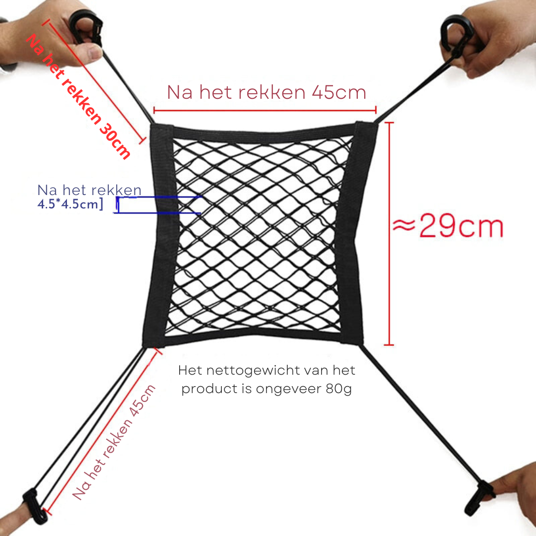 Storage net for the trunk 