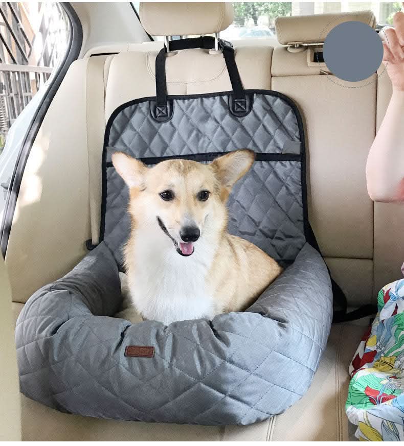 Siège auto pour chien à double fonction