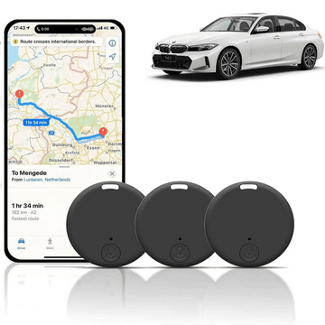 3x Mini GPS Tracker - Puissant localisateur de voiture et de clés