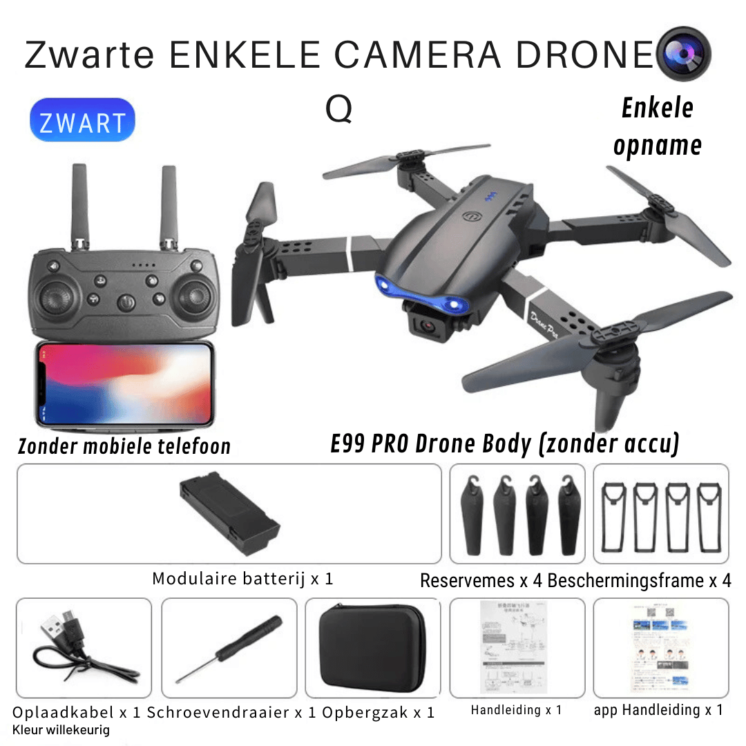Pro RC Drone - 4K Camera Foldable Drone + Altitude Hold Function