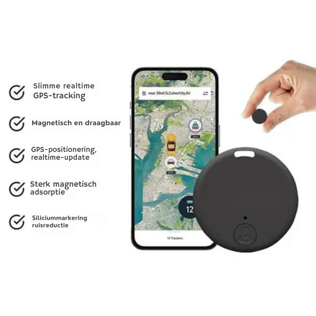 3x Mini GPS Tracker - Puissant localisateur de voiture et de clés