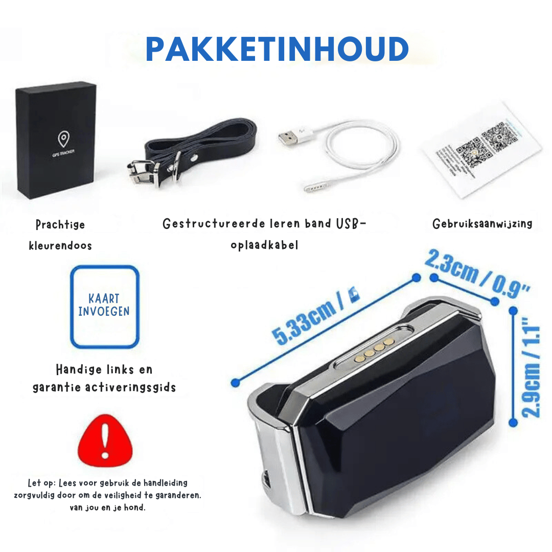 Mini GPS Tracker | Real-Time - Waterproof - Pets and Children