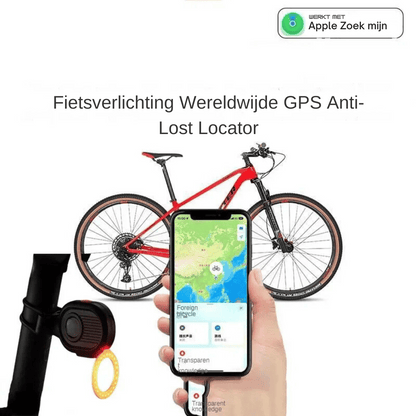 Fiets GPS Tracker | 2-in-1 Fietslicht