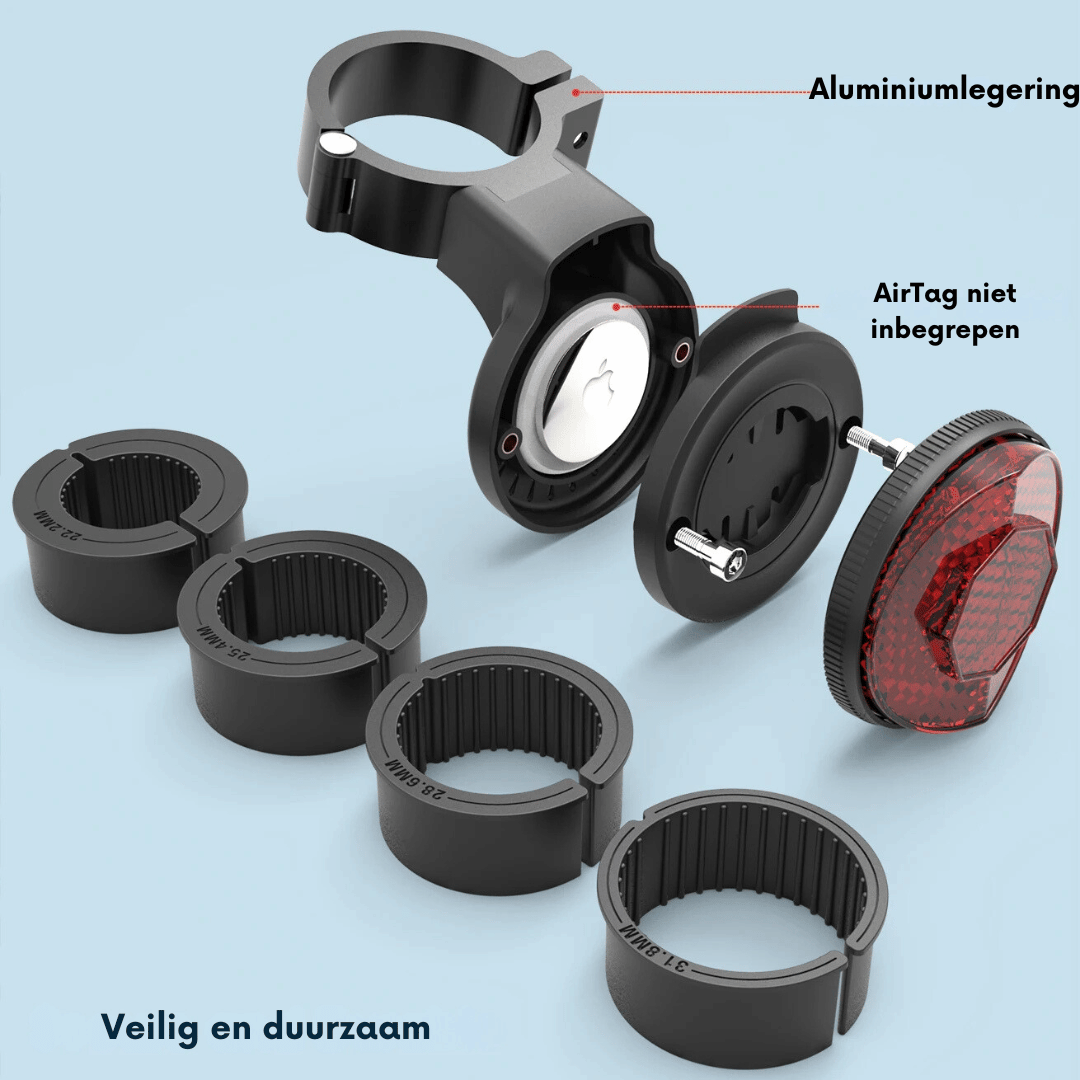 Verborgen Fiets GPS Houder - Apple Airtag en Garmin