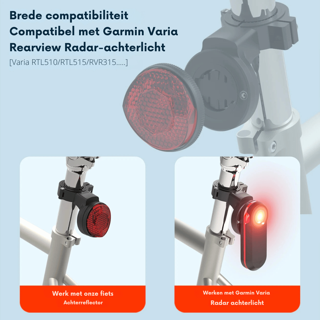 Verborgen Fiets GPS Houder - Apple Airtag en Garmin