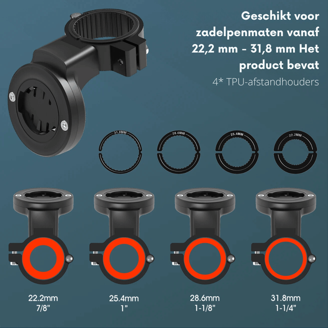 Verborgen Fiets GPS Houder - Apple Airtag en Garmin