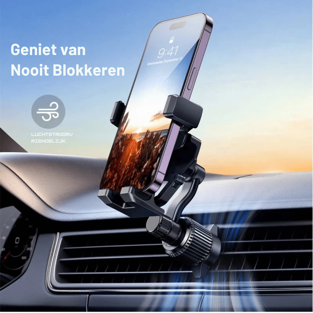 Gravity Telefoonhouder voor Auto – Universeel en Opvouwbaar