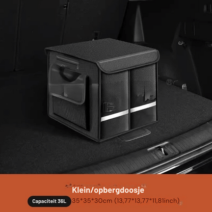 Grote Opvouwbare Kofferbak Organizer – 36L/72L/110L Waterdichte Opslagtas voor Auto, Kamperen en Vissen