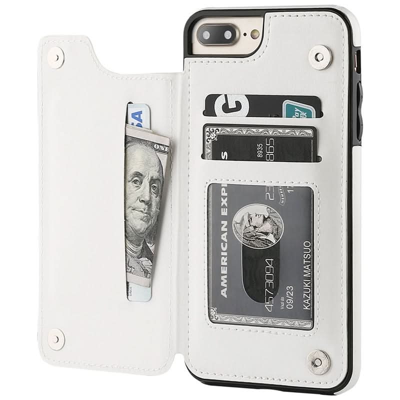 iPhone Leren Portemonnee Hoesje