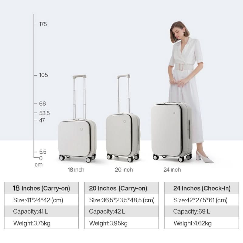 Valise à roulettes (housse de valise gratuite incluse)