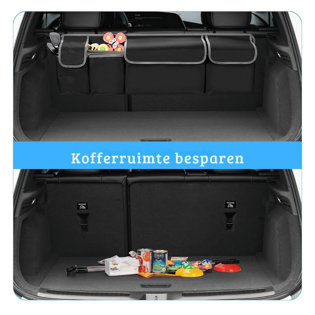 Hangende Auto Kofferbak Organizer – Compacte Achterbankopslag voor SUV's, Trucks & MPV's