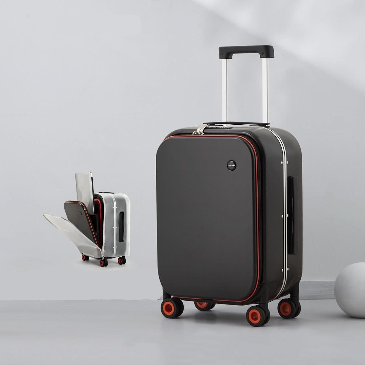 Valise à roulettes (housse de valise gratuite incluse)