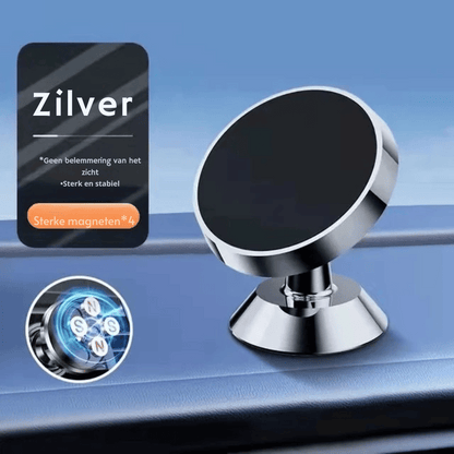 Magnetische Auto Telefoonhouder – Stevige GPS- en Smartphonehouder