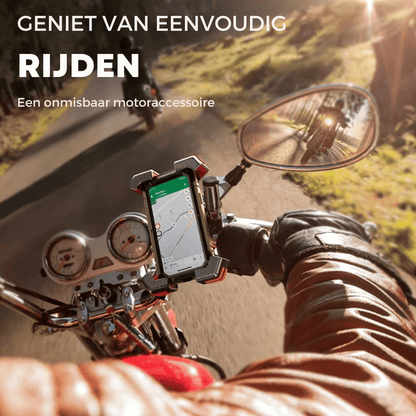 Motorfiets Telefoonhouder met 1s Lock – Geschikt voor Fietsen, Scooters, ATV’s en Meer