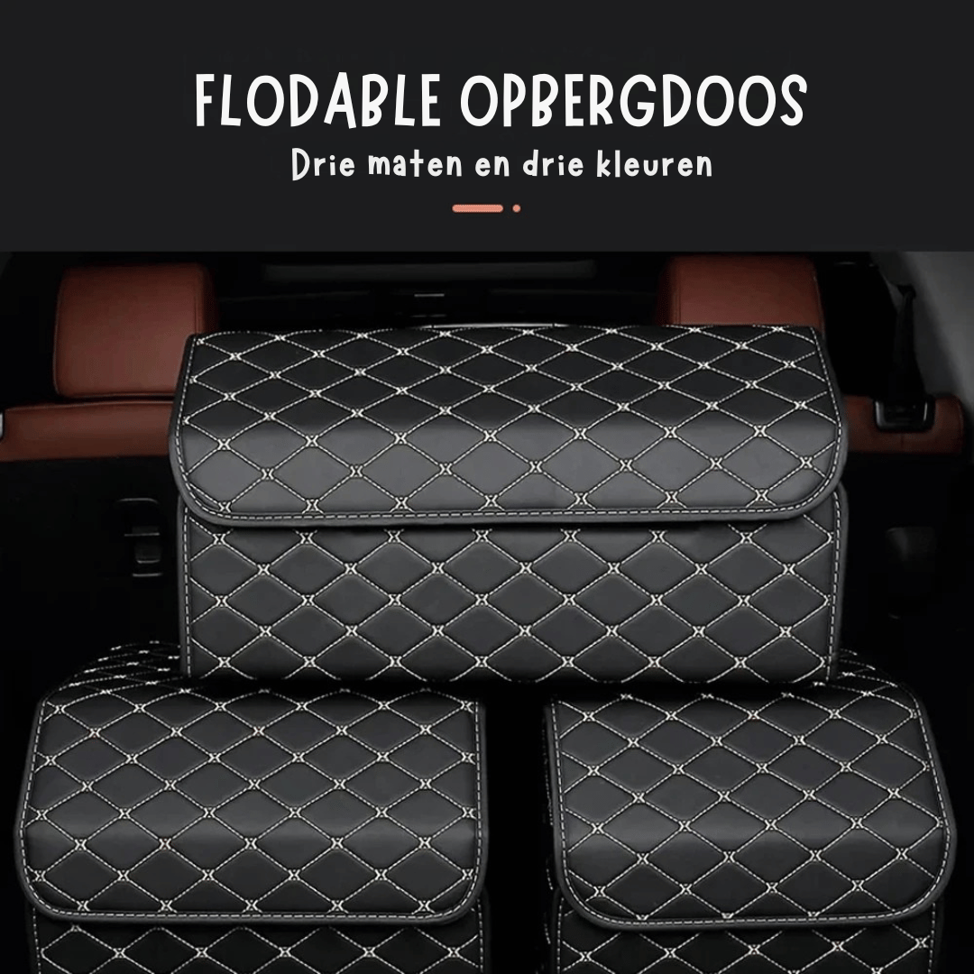 Multifunctionele Kofferbak Organizer – Ruim, Opvouwbaar en Duurza