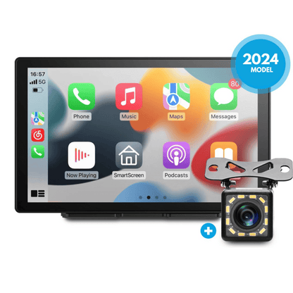 Nitel Navigatiesysteem 9 Inch – Touchscreen met Apple CarPlay & Android Auto + Achteruitrijcamera