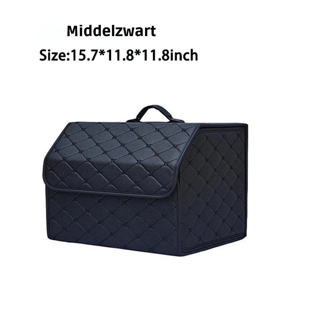 Opvouwbare Auto Kofferbak Organizer – Luxe PU Leren Opslagbox