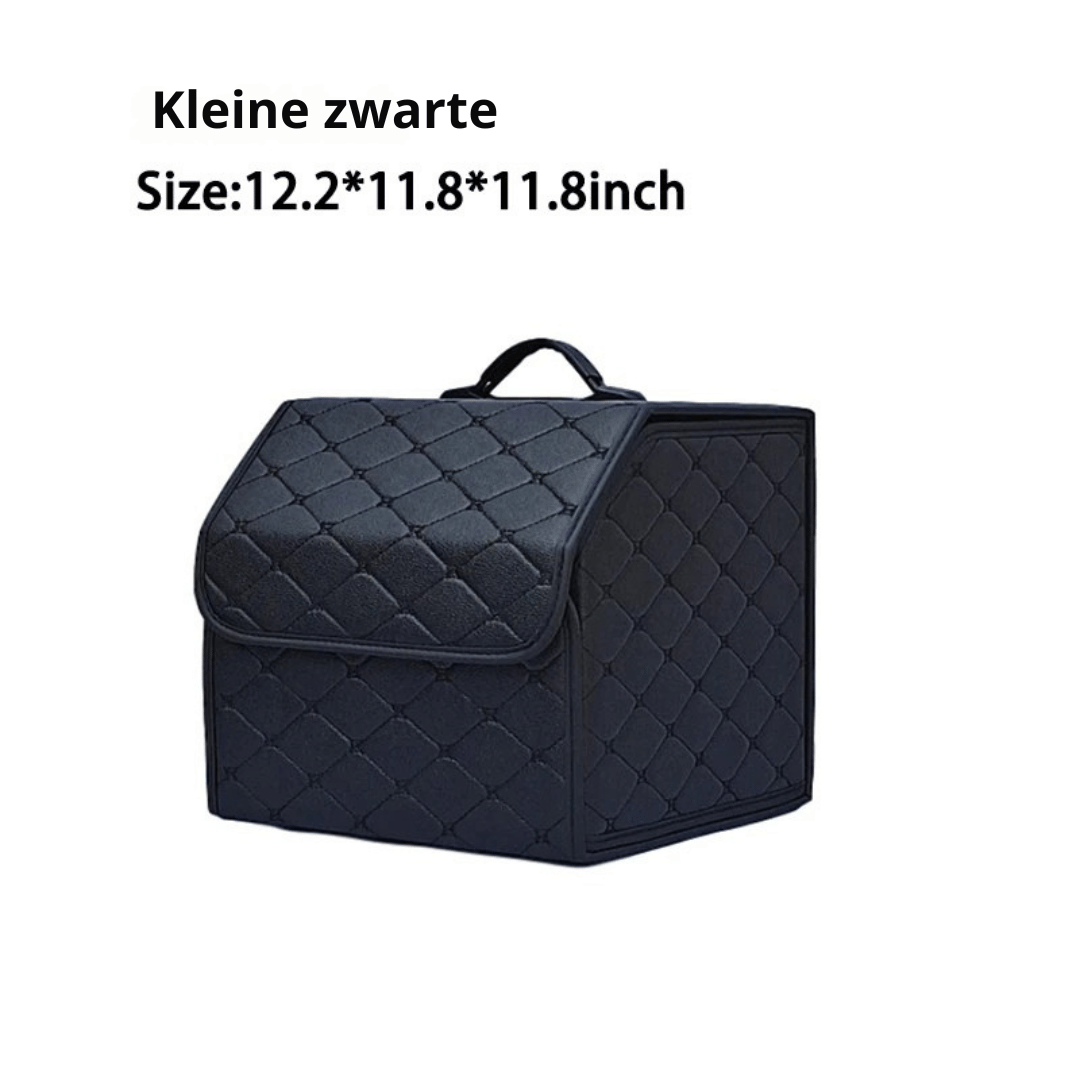 Opvouwbare Auto Kofferbak Organizer – Luxe PU Leren Opslagbox