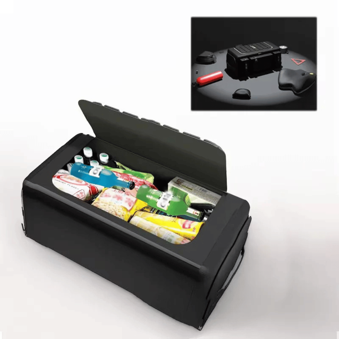 Opvouwbare Kofferbak Organizer met Deksel – Ruime, Universele Opslagbox