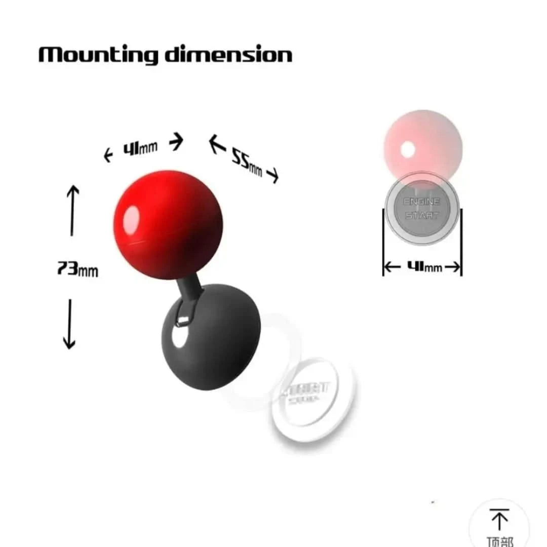 Autobalvormige One-Touch Startafdekking