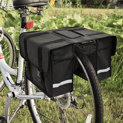 Strex Dubbele Waterdichte Fietstas 40L – Met Reflectoren – Geschikt voor E-bike