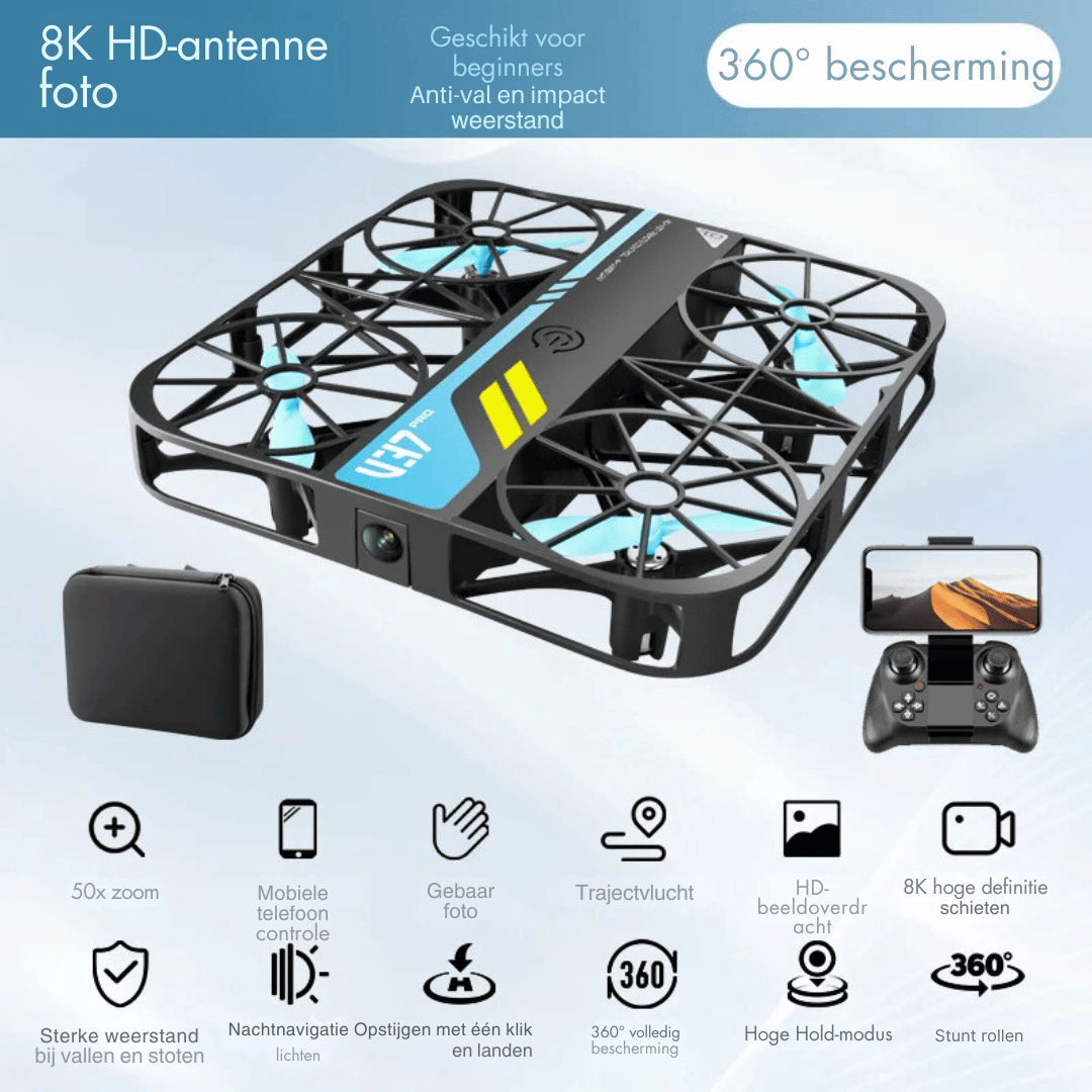 V37 Mini Drone - 8K Camera - HD Recording