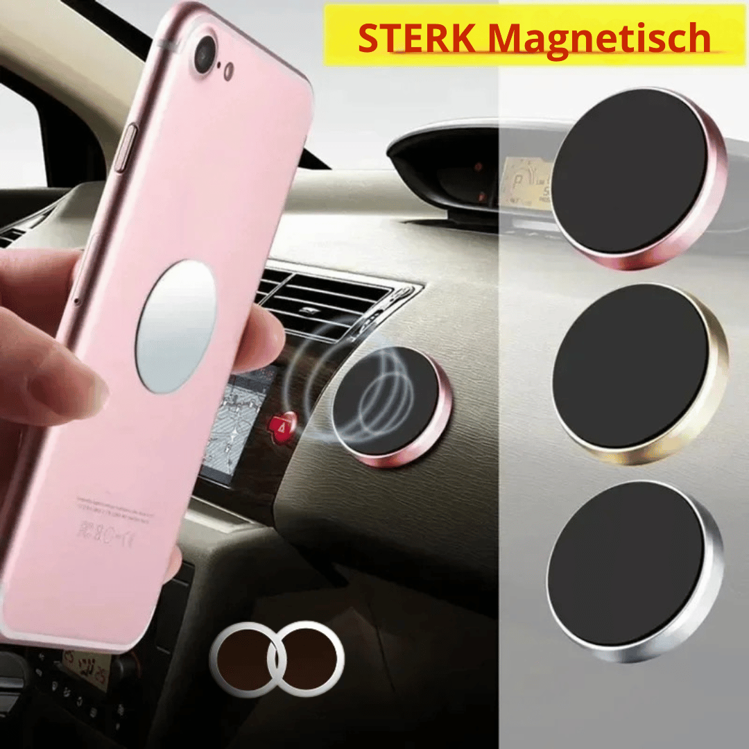 Universele Magnetische Telefoonhouder voor Auto – Dashboard & Wand Compatibel