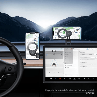 Universele Opvouwbare Magnetische Telefoonhouder voor Auto – iPhone, Samsung en Meer