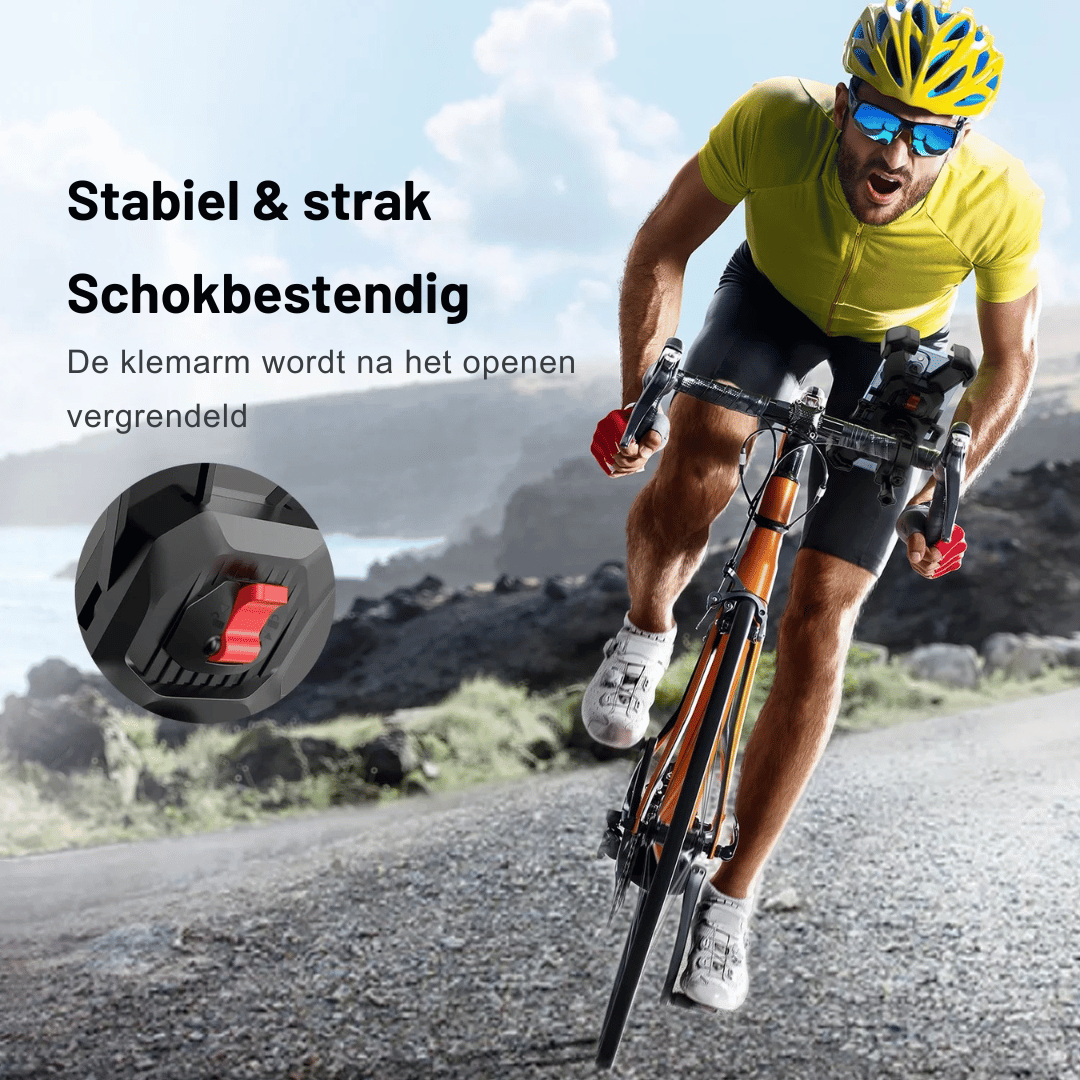 Universele Telefoonhouder voor Fiets en Motor – 360° Verstelbaar, 4.7-7 Inch Compatibiliteit