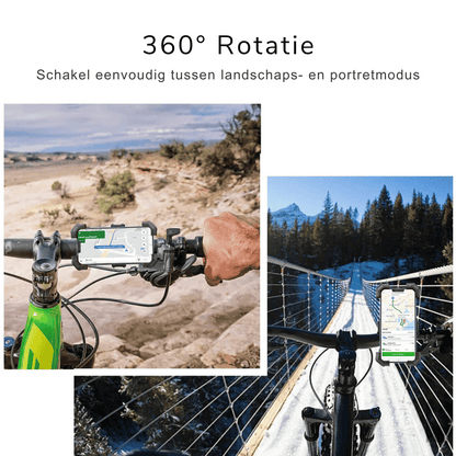 Universele Telefoonhouder voor Fiets en Motor – 360° Verstelbaar, 4.7-7 Inch Compatibiliteit