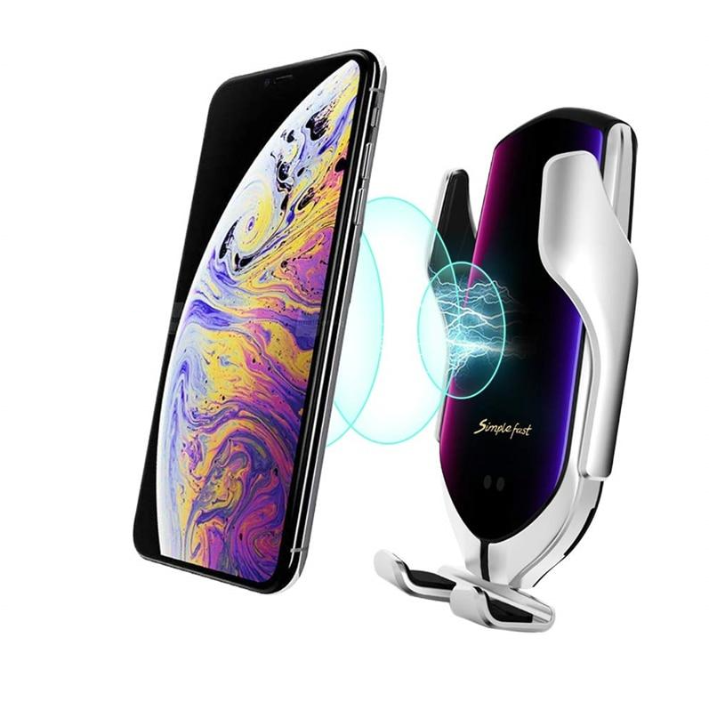 PREMIUM - Support de téléphone automatique | Chargeur sans fil 