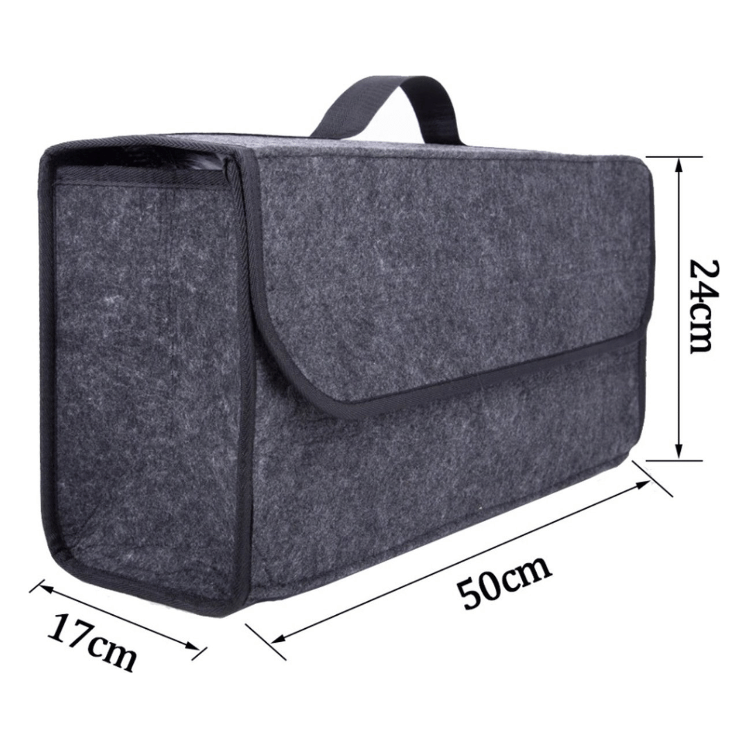 XL Kofferbak Organizer – 20,4L Auto Opbergtas met Klittenband