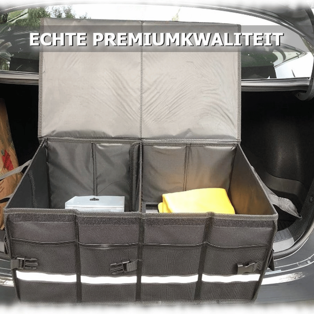 XXL Auto Organizer – 63L Opvouwbare Kofferbak- en Stoel Organizer