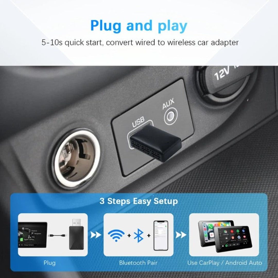 Mini draadloze CarPlay-adapter