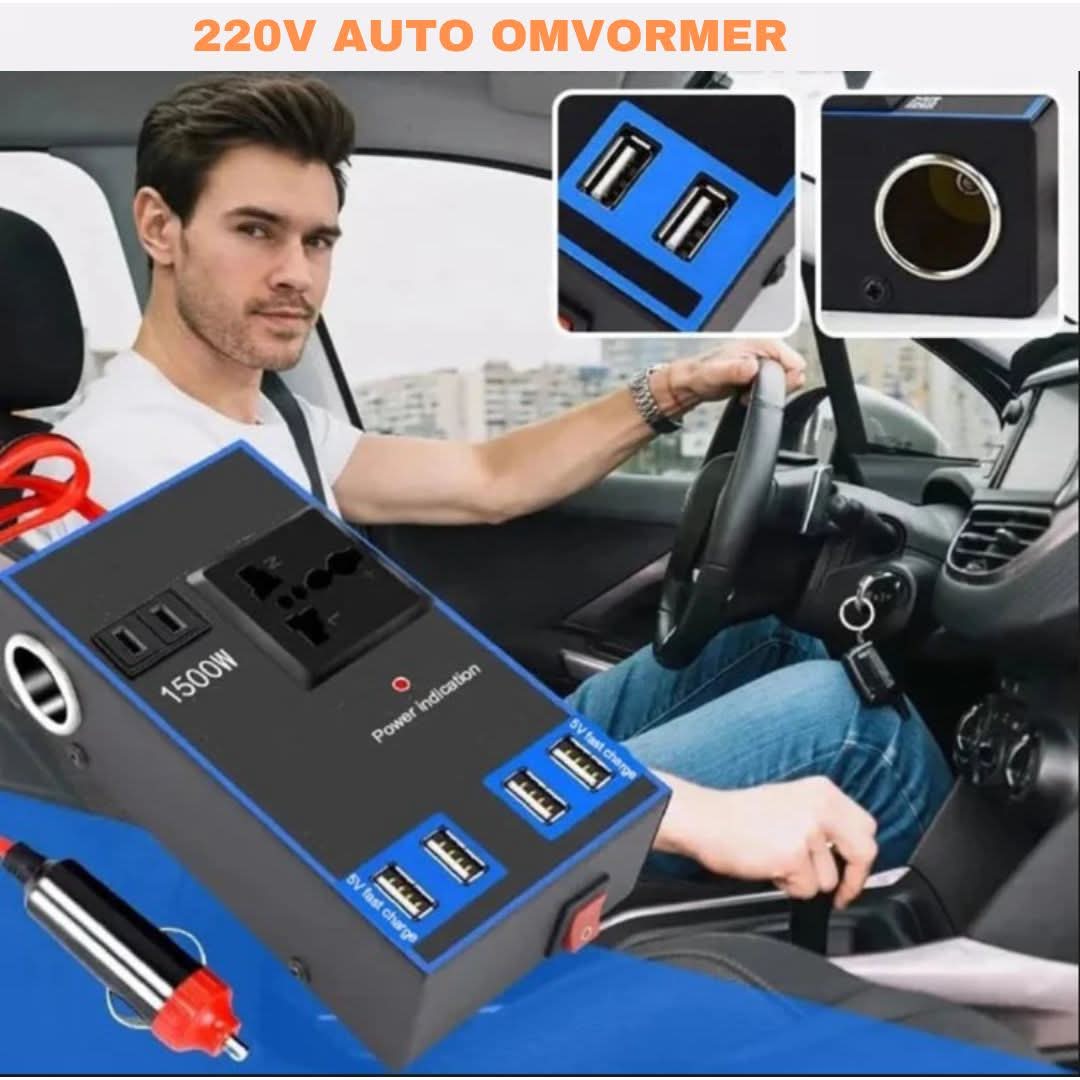 Auto Omvormer | 1500W - ShadeFlair