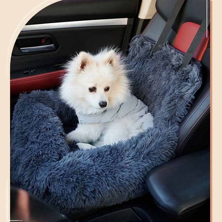 Panier moelleux et apaisant pour chien, idéal pour le siège auto
