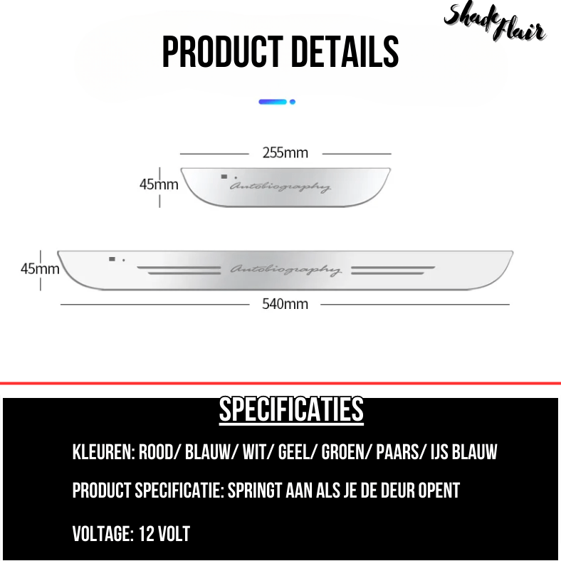 BomCar™ LED Deur Stap 3.0 - ShadeFlair