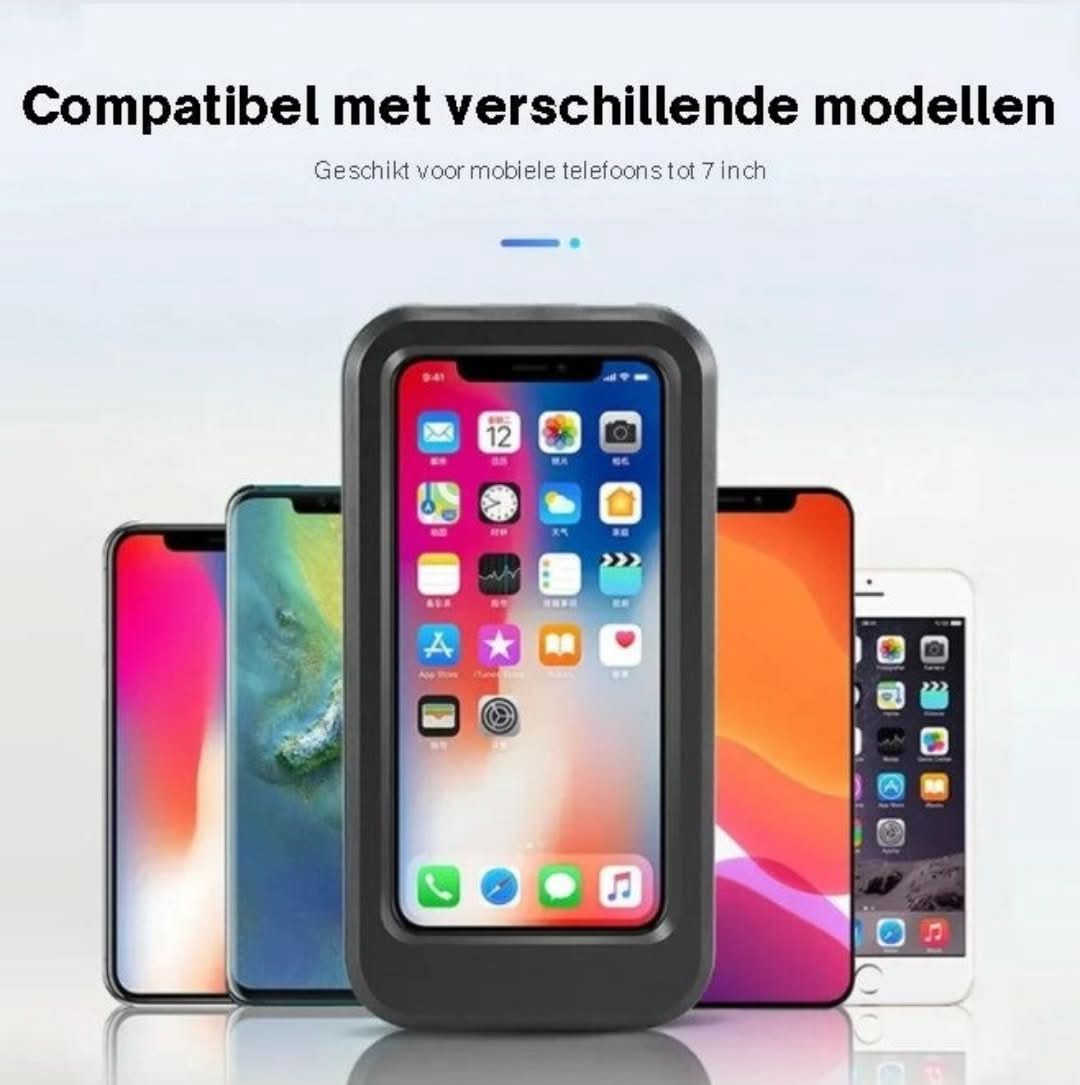 Waterdichte fiets- en motortelefoonhouder