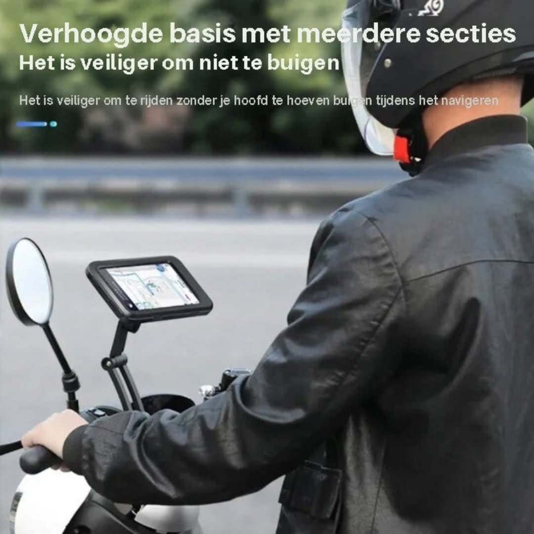 Waterdichte fiets- en motortelefoonhouder