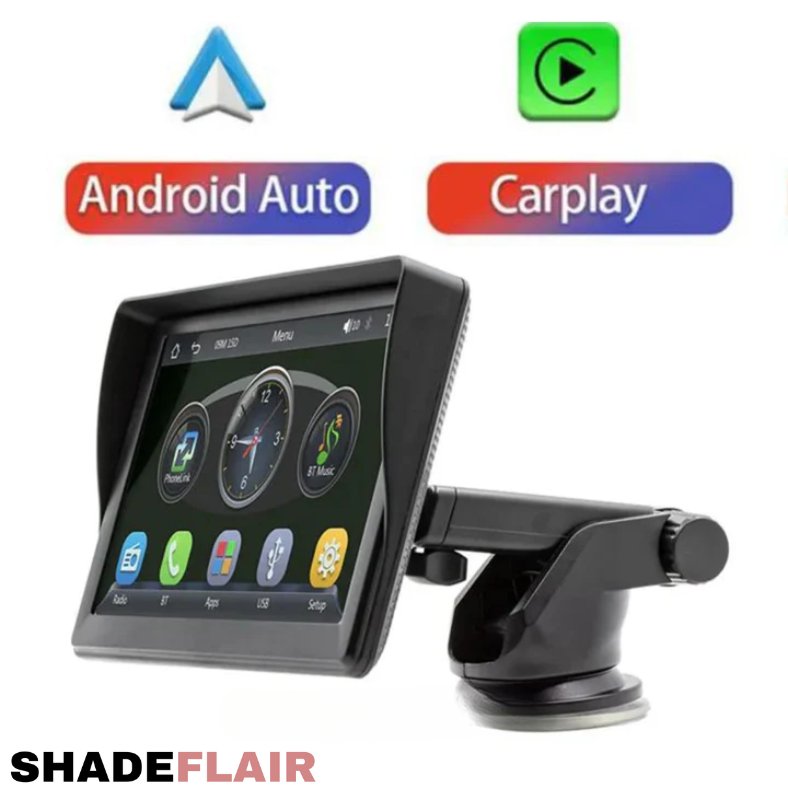 Carplay™ | 7-Inch Draadloos | Apple CarPlay & Android Auto - ShadeFlair