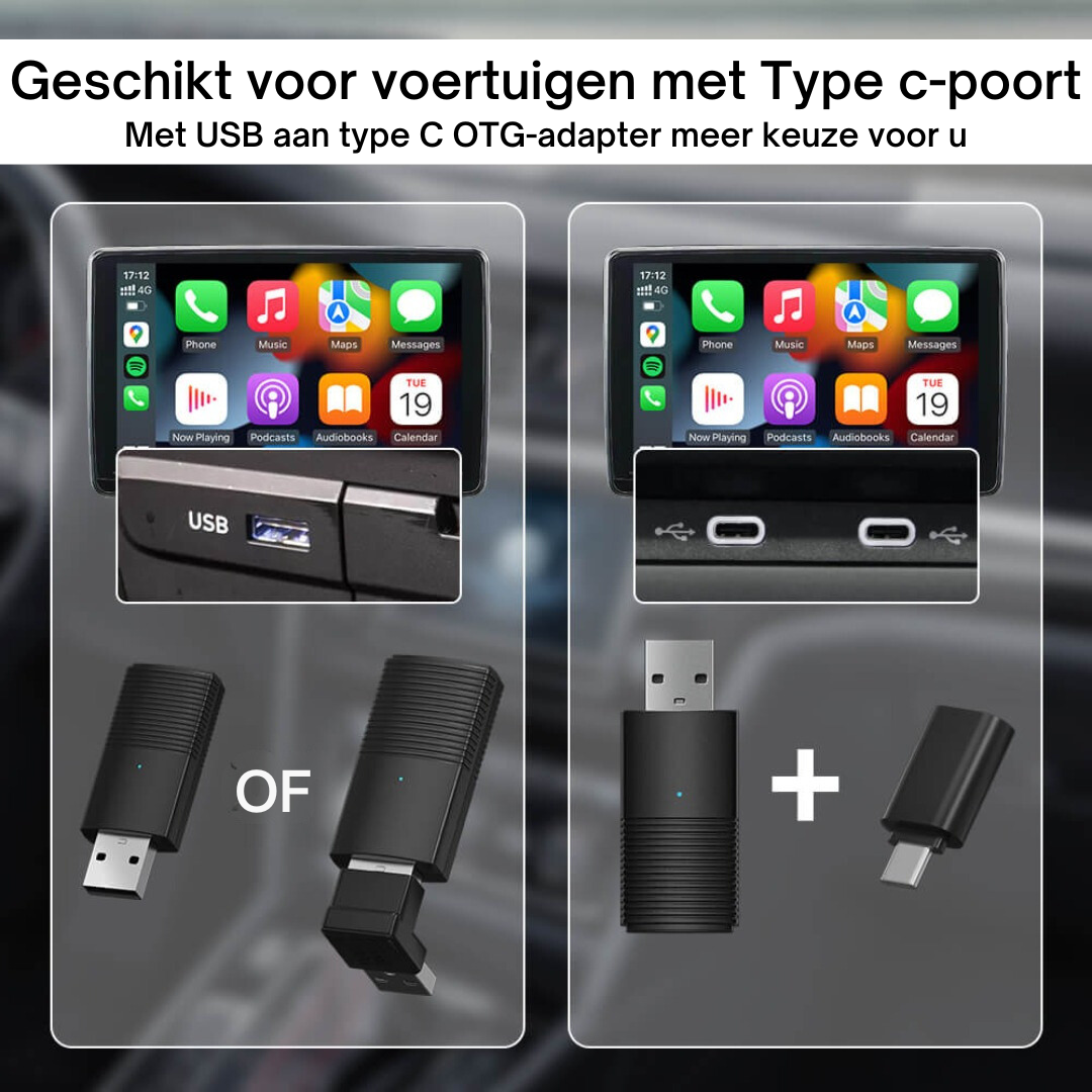 Adaptateur CarPlay | Mini et sans fil