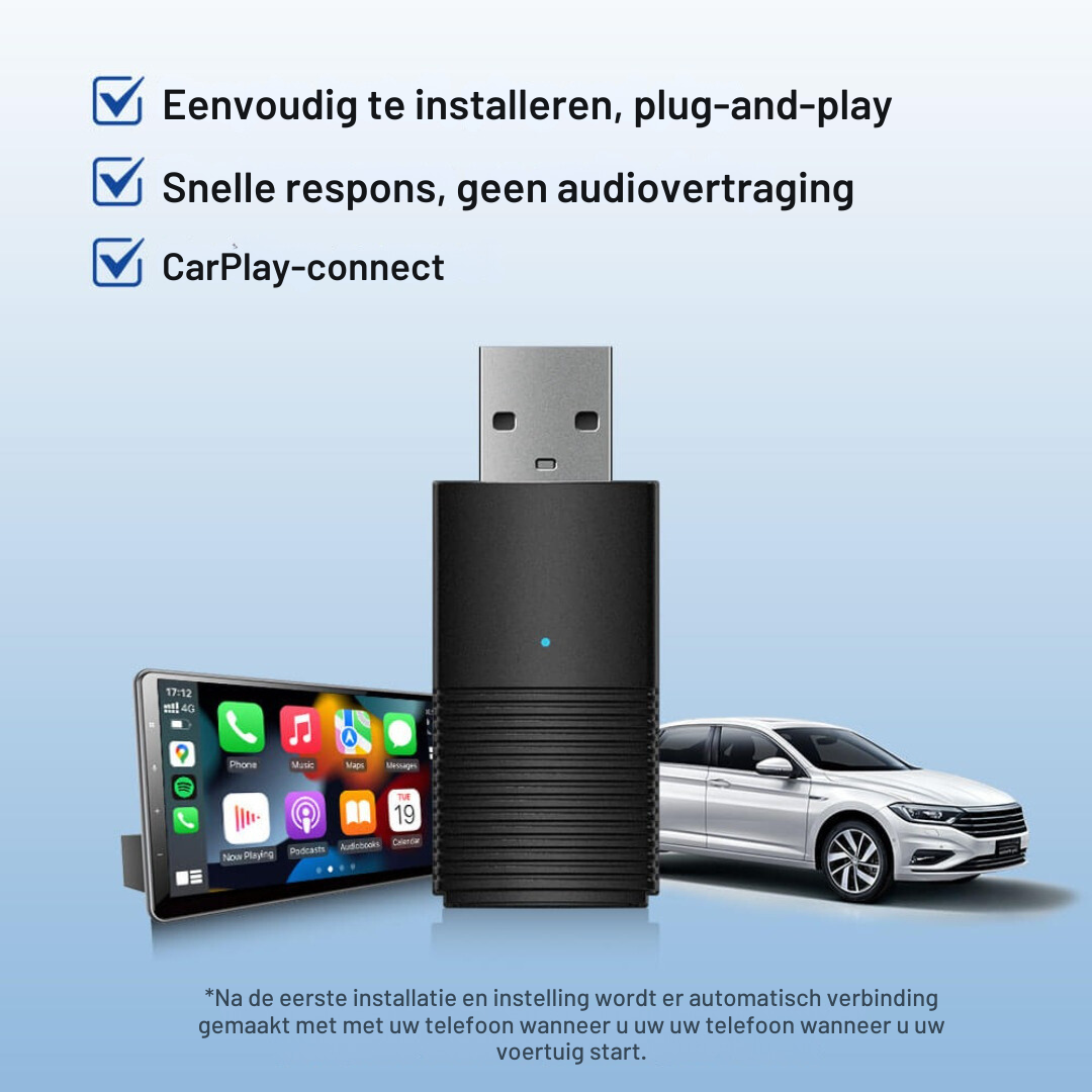 Adaptateur CarPlay | Mini et sans fil