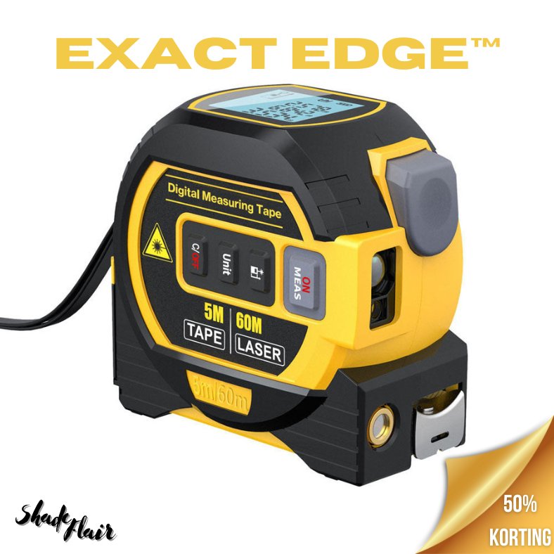 Exact Edge™️ | De 3-in-1 Lasermeter voor echte precisie - ShadeFlair