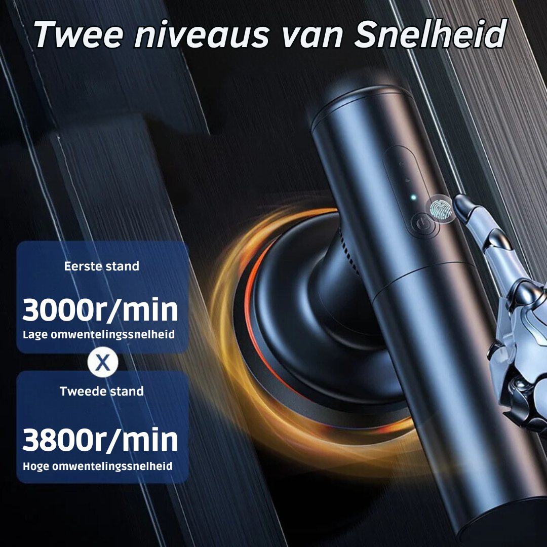Draadloze Auto Polijster - Instelbare Snelheid