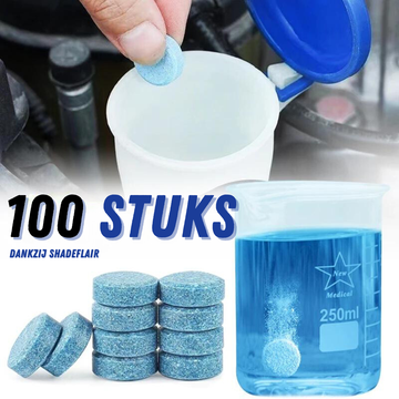 Glass water effervescent tablets 