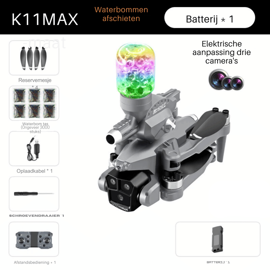RC Mini Drone - 8K Camera + Paintball Launcher