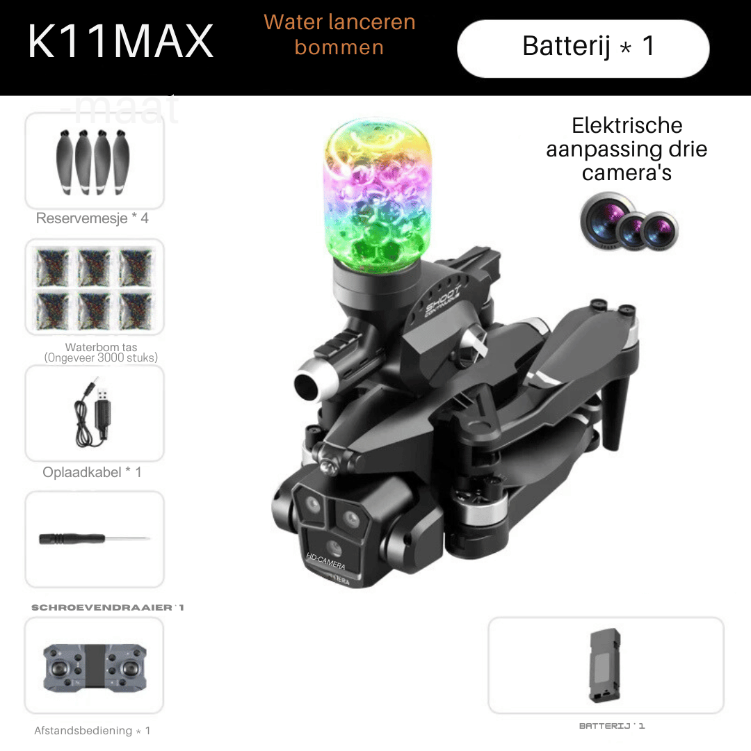 RC Mini Drone - 8K Camera + Paintball Launcher