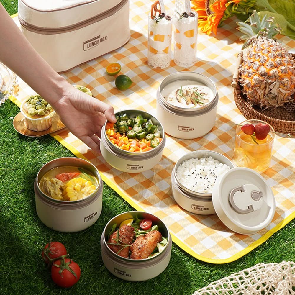 MealBox | Draagbare Geïsoleerde Maaltijdcontainerset - ShadeFlair