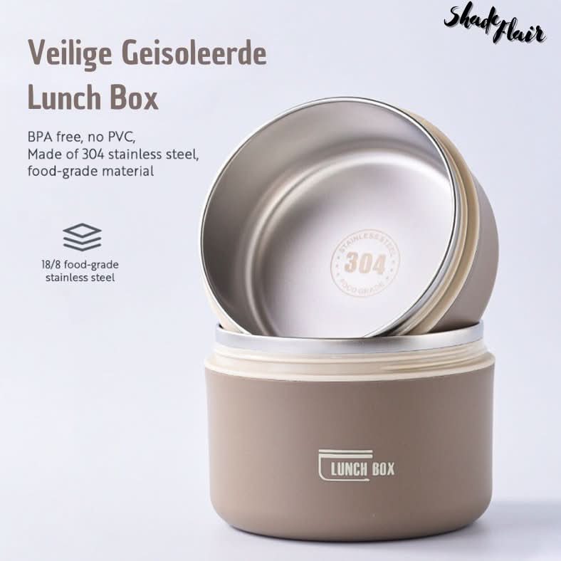 MealBox | Draagbare Geïsoleerde Maaltijdcontainerset - ShadeFlair